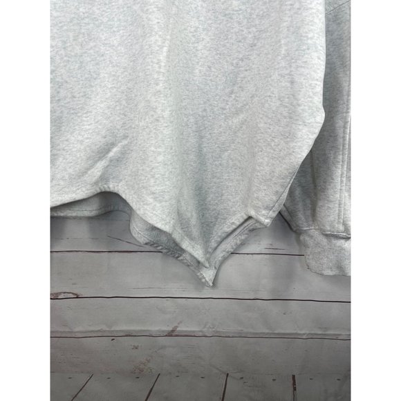 Fabletics Forever Fleece Asymmetrical Sweatshirt Grey XS - Picture 5 of 5